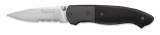 Browning Chinook Charcoal Single Blade Half-Serrated Pocket Knife