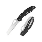 Spyderco Cara Cara Rescue Knife with Black FRN Handle, ComboEdge