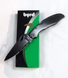 Byrd Knives Cara Cara2 Black Stainless Steel Black Blade Combination E
