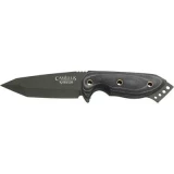 Camillus Specialty Knives 7.75 in. Ti Fixed Blade, Black Micarta Handle Pocket Knife