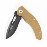 Camillus Charge Carbonitride Titanium,JS Single Blade Pocket Knife