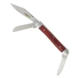 Camillus Specialty Knives Western Knife - Folding Granpa - 3 Blade - Wood