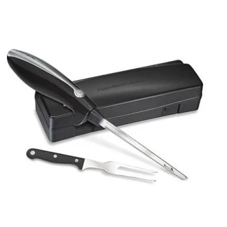 Hamilton Beach Electric Knife Set with Carving Fork and Case