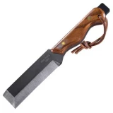 Pro Tool Industries Chisel Knife, Ash Wood Handle, Plain, w/ Nylon She