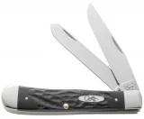 Case Cutlery Synthetic Trapper Rough Black Jigged