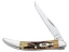 Case Burnt Stag Small Texas Toothpick Folding Knife, 3" Stag (510096 S