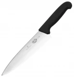 Victorinox Fibrox Chef's Knife, 8" Blade, Black TPE Handle - 40520