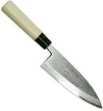 Kanetsune KC-512 Magnolia Deba White Steel Chef's Knife