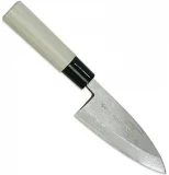 Kanetsune KC-513 Magnolia Deba White Steel Chef's Knife
