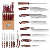 Ergo Chef - 16pc Crimson Cutlery Block Set
