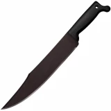 Cold Steel Bowie Machete, 12" Carbon Blade, Polypropylene Handle, Sheath - 97BWM12Z