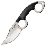 Cold Steel Double Agent II, 3" Serrated Clip Point Blade, Griv-Ex Handle - 39FNS