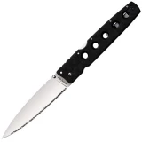 Cold Steel Knives Hold Out I, 6" Serrated CTS-XHP Blade, G10 Handles - 11HCXLS