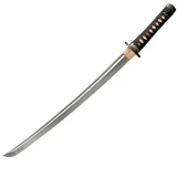 Cold Steel Knives Gold Lion Wakizashi, Ray Skin Handle, Damascus w/Scabbard