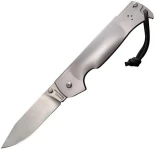 Cold Steel Knives 95FBZ Pocket Bushman, Stainless Handle, Stonewash