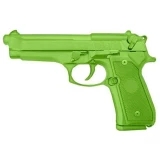 Cold Steel Knives Model 92 Rubber Training Pistol, Green Polypropylene