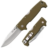 Cold Steel SR1, 4" S35VN Clip Point Blade, OD Green G10 Handle - 62L