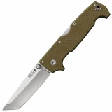 Cold Steel SR1 Folder 4.0 in Tanto Plain OD Green G-10 Hndl