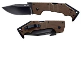 Cold Steel AK-47 Folder 3.5 in Black Plain FDE G-10 Hndl 58MVF