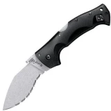 Cold Steel Knives Rajah III Folding Knife Stonewash Serrated With Clip