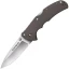 Cold Steel Knives Code 4, Aluminum Handle, Satin Spear Point Plain w/Clip