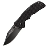 Cold Steel Knives Mini Recon 1, Black G10 Handle,Black Clip Point Plain w/Clip