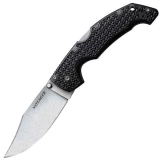Cold Steel Knives Voyager, 4 in., Black Griv-Ex Handle, Stonewash Plain