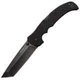 Cold Steel Knives XL Recon 1 Folder with Black G10 Handle, Black Tanto Plain w/Clip
