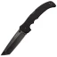 Cold Steel Knives XL Recon 1 Folder with Black G10 Handle, Black Tanto Plain w/Clip