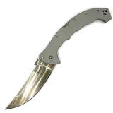 Cold Steel Knives Talwar, Light Gray G10 Handle, Black Plain, 5.5 inch