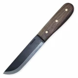 Condor Bushcraft Basic Knife, 5" 1075 Steel Blade, Hardwood Handle, Leather Sheath