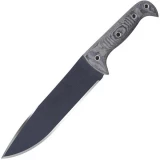 Condor Tool and Knife Moonstalker Knife, 9" Carbon Steel Blade, Micarta Handles