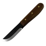 Condor Tool and Knife Bushcraft Fixed Blade Knife with Walnut Handle and Leather Sheath