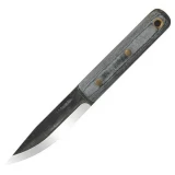 Condor Tool and Knife Woodlaw Knife, Micarta Handle, Plain, Leather Sheath