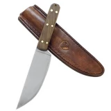 Condor Scalper 10.625 in. Fixed - Walnut-PlainEdge w-Sheath