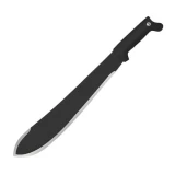 Condor Tool and Knife Bolo Machete, 15 in., Black Poly. Handle, Black Blade