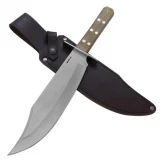 Condor Undertaker 15.5in Bowie Knife - Walnut-Plain w-Sheath