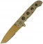 CRKT Desert Big Dog M16 4" Pocket Knife (Combo Edge, Desert Tan Aluminum Handle)