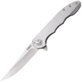 CRKT Up & At 'Em, 3.62" Blade, Stainless Steel Handle - 7076
