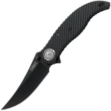 CRKT Clever Girl Folder, 4.08" D2 Blade, Deadlock, Black G10 Handle - 2640