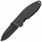 CRKT Squid, Black Stonewash, Lucas Burnley - 2490KS