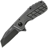 CRKT Razelcliffe Compact, 2.09" Stonewashed Blade, Steel Handle - 4021