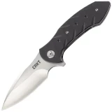 CRKT Terrestrial, 3.35" Satin Blade, Black G10 Handle - 5370