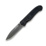 Columbia River Ignitor T, Black/Black G10 Handle, Fire Safe, Plain Edge Pocket Knife