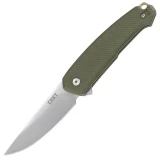 CRKT Tueto, 3.28" Assisted Flipper Blade, Green G10 Handle - 5325