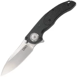 CRKT Linchpin, Flavio Ikoma, 3.7" Deadbolt Lock Plain Satin Blade, GRN Handle - 5405