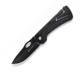 Columbia River Klecker NIRK, Black Stainless Handle, Black Single Blade, Co