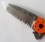 CRKT E.R. M16 3" Pocket Knife (Combo Edge, Orange Zytel Handle)