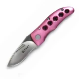 Columbia River McGinnis Shrimp Pocket Knife with Stainless & Pink Alum