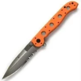 Columbia River M16-13ZER Combo Edge Pocket Knife with Orange Zytel Han